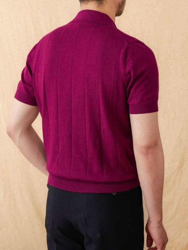 Sunken Stripe Polo Top